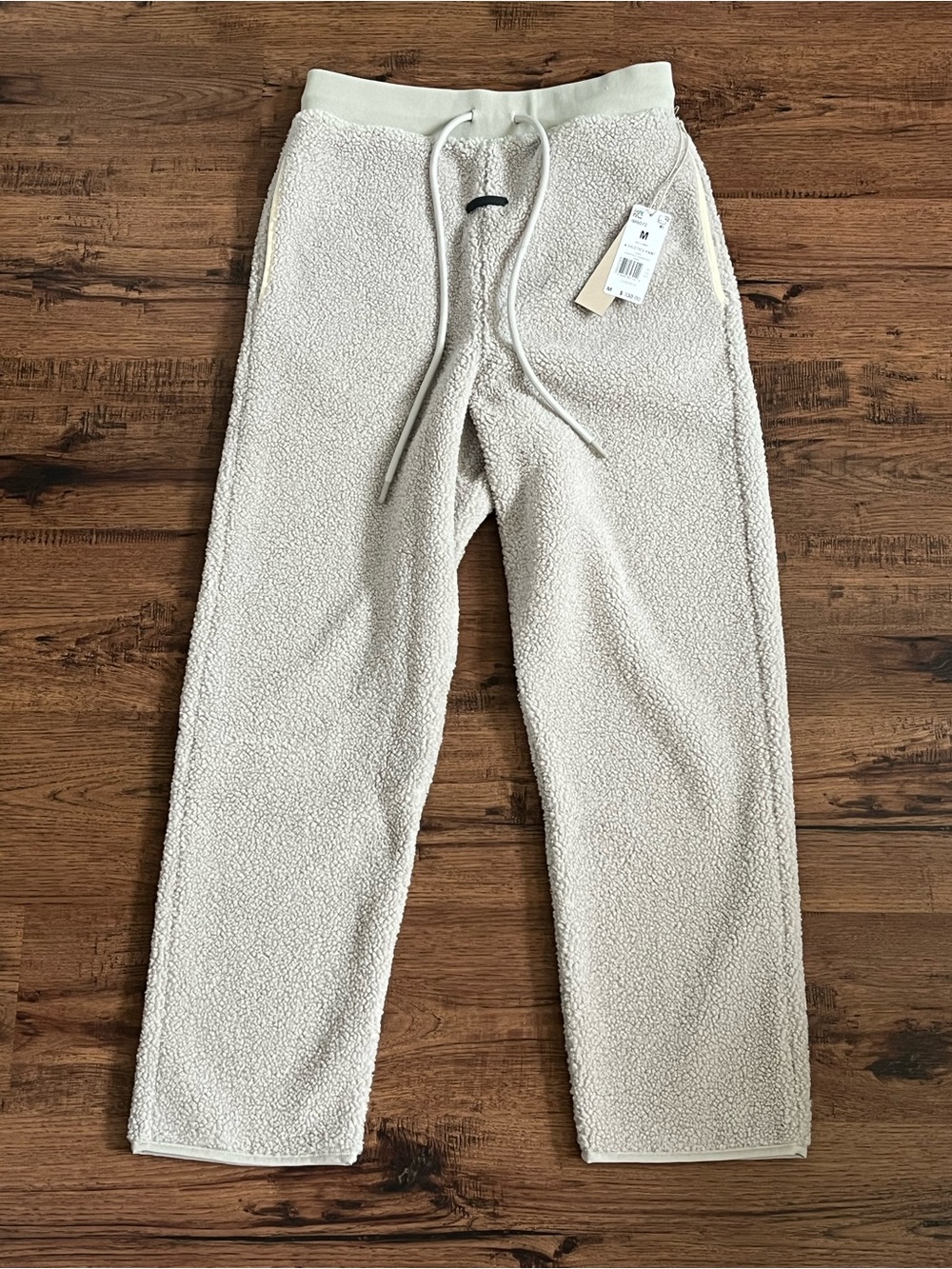 Adidas x Fear Of God Athletics Polar Fleece Hike Pants ‘Sesame’ (size mens M)